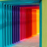 decoration (colorful tunnel) created by Robert Katzki