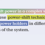 To shift power in a complex system, try these power-shift techniques with power holders in different layers of the system